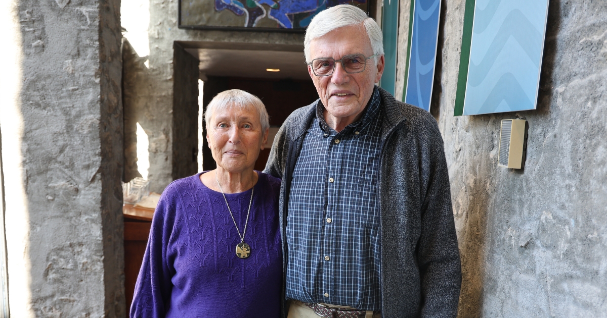 Dr. Alena Heitlinger and Dr. David Morrison