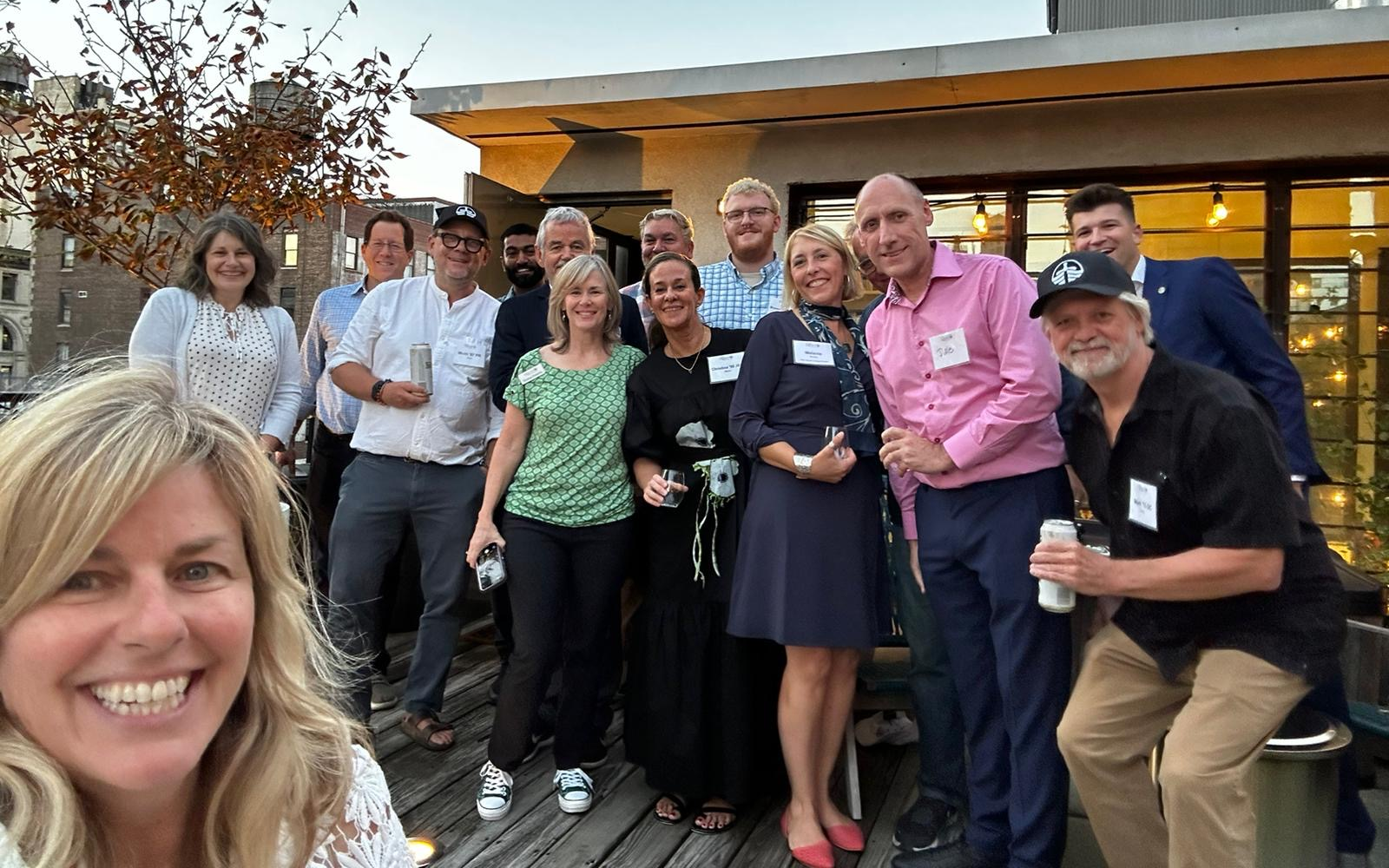 Image of Alumni and Friends at New York City Gathering