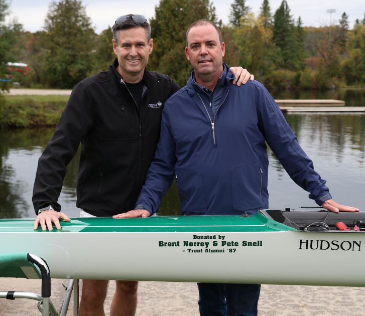 Image of Trent University Rowing Club members celebration HOTT 2024