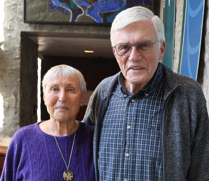 Dr. Alena Heitlinger and Dr. David Morrison
