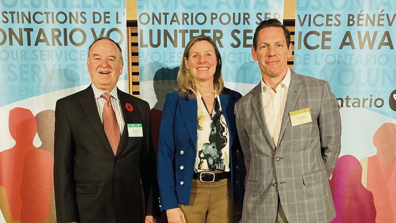 Image of Trent University Members at Ontario Volunteer Service Awards
